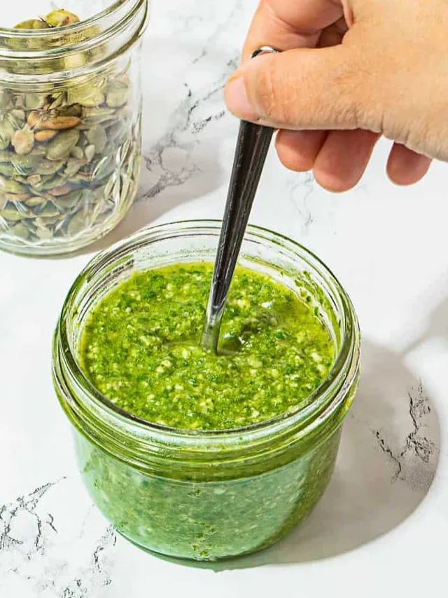 Step-by-Step: Garlic Mustard Pesto Recipe