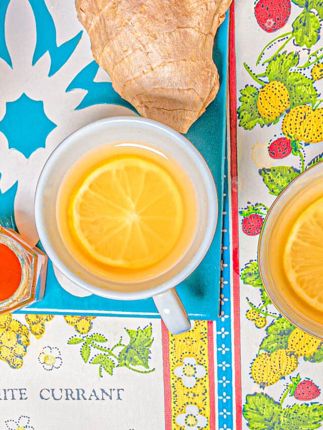 Soothe Your Cold with Ginger Lemon Honey Tea