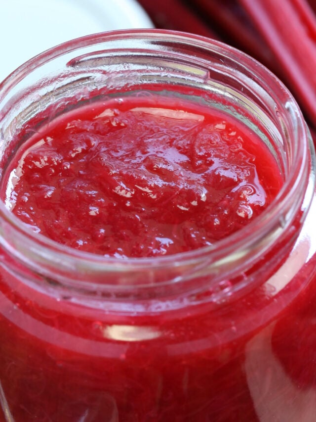 Fresh and Vibrant: Raw Rhubarb Compote Recipe