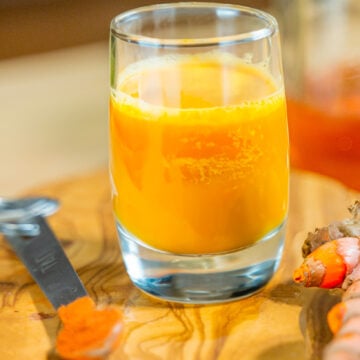 DIY ginger turmeric shot